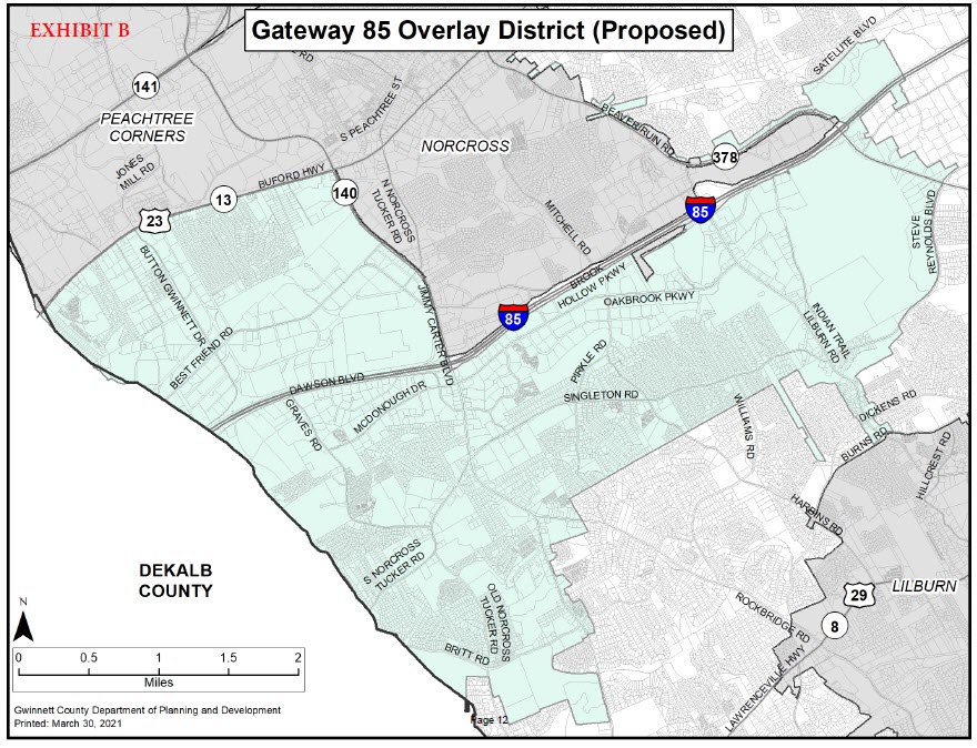 Overlay District Map