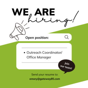 Now Hiring: Outreach Director/Office Manager